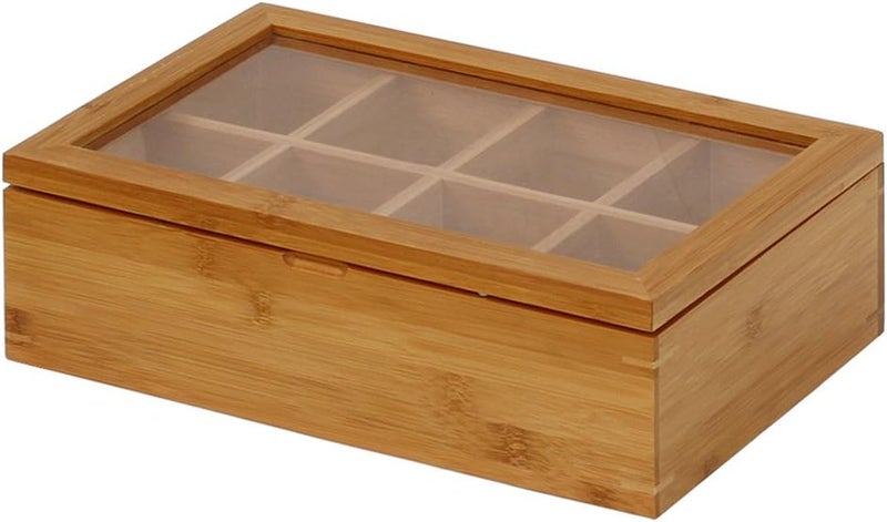 Oceanstar - TB1323 Bamboo Tea Box, 12 Inch, Natural - Image 3